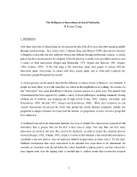 1 the Diffusion of Innovations in Social Networks H. Peyton Young 1