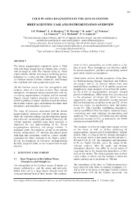 Cold Plasma Diagnostics in the Jovian System