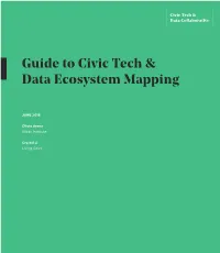 Guide to Civic Tech and Data Ecosystem Mapping