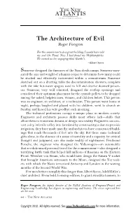 The Architecture of Evil Roger Forsgren