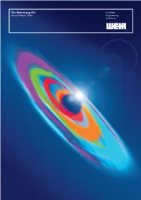 The Weir Group PLC Excellent Annual Report 2006 Engineering Solutions