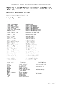International Society for Soil Mechanics and Geotechnical Engineering