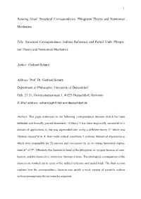 Phlogiston Theory and Newtonian Mechanics Title