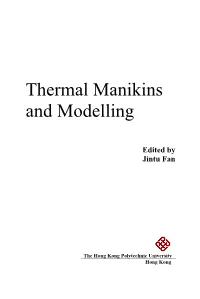 Thermal Manikins and Modelling