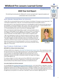 2020 Year End Report