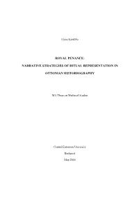 Narrative Strategies of Ritual Representation In