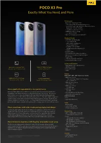 POCO X3 Pro Exactly What You Need, and More