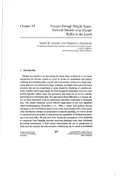Voyages Through Weight Space: Network Models of an Escape Reflex in the Leech