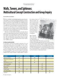 Walls, Towers, and Sphinxes: Multicultural Concept Construction and Group Inquiry