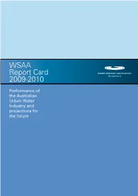WSAA Report Card 2009-2010