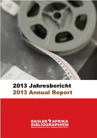 2013 Jahresbericht 2013 Annual Report
