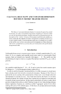 Calculus, Heat Flow and Curvature-Dimension Bounds in Metric Measure Spaces