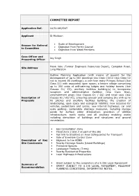 Committee Report