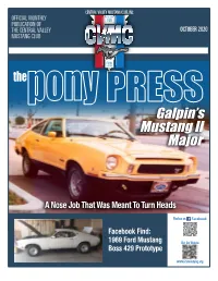 Galpin's Mustang II Major