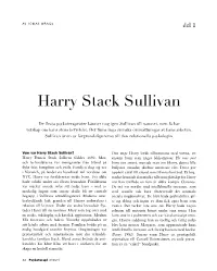 Harry Stack Sullivan