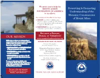 Preserving & Promoting Understanding of the Monastic