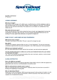 Question and Answer LICENSE AGREEMENT What