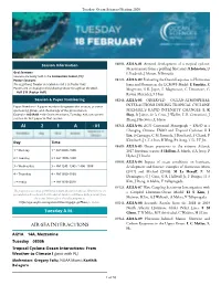Tuesday: Ocean Sciences Meeting 2020