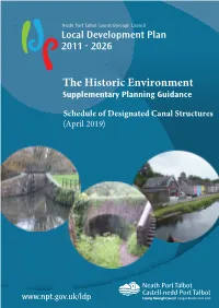 SPG: Schedule of Designated Canal Structures (April 2019) Contents P:Shdl Fdsgae Aa Tutrs(Pi 2019) (April Structures Canal Designated of Schedule SPG: Canals List