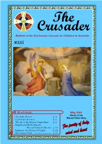 The Crusader Bulletin of the Eucharistic Crusade for Children in Australia #335