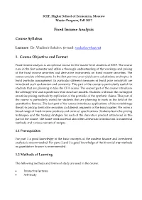 Fixed Income Analysis and Derivatives