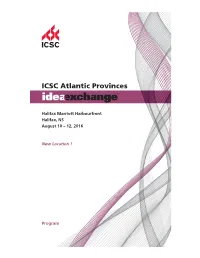 ICSC Atlantic Provinces