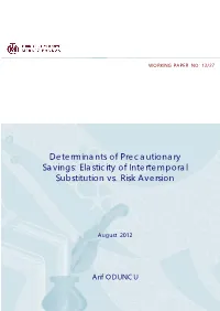 Elasticity of Intertemporal Substitution Vs. Risk Aversion