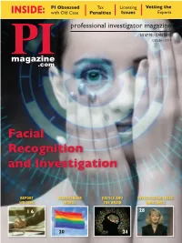 Facial Recognition and Investigation