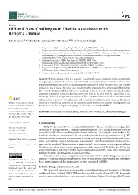 Old and New Challenges in Uveitis Associated with Behçet's Disease