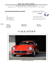 V a L U a T I O N