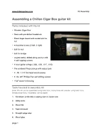 Assembling a Ccbg Kit Optimized