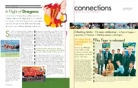 Connections VOL.15 NO.1 a Flight of Dragons MOVING LIQUIDS: EVENTS and INSIGHTS