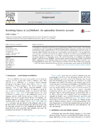 Resolving Hiatus in (Isi)Ndebele: an Optimality Theoretic Account