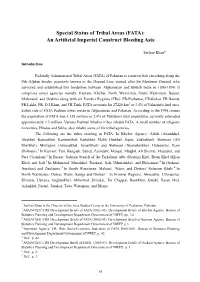 Special Status of Tribal Areas (FATA): an Artificial Imperial Construct Bleeding Asia