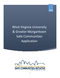 West Virginia University & Greater Morgantown Safe Communities