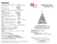 2020 Holiday Menu Stuffed Cabbage(12Pc Min)
