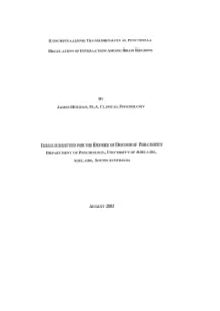Conceptualizing Transliminality As