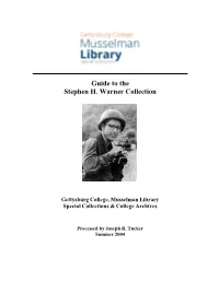 Guide to the Stephen H. Warner Collection