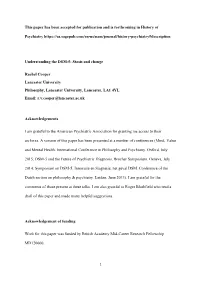 This Paper Has Been Accepted for Publication and Is Forthcoming in History Of