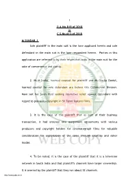 1 O.A.No.819 of 2018 in C.S.No.613 of 2018 M.SUNDAR,J. Sole Plaintiff
