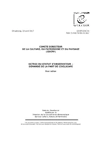 CDCPP(2017)4 Point 3.4 De L’Ordre Du Jour