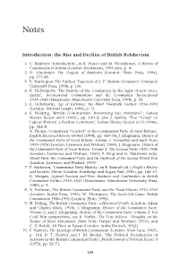 Introduction: the Rise and Decline of British Bolshevism