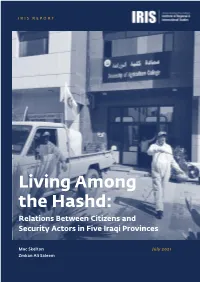Living Among the Hashd: Relations Between Communities and Pmfs