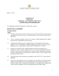 March 17, 2020 ADDENDUM #2 NWIT-20-01