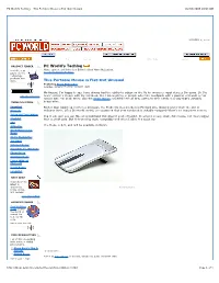 PC World's Techlog - This Portable Mouse Is Flat-Out Unusual 01/08/2006 10:09 AM