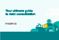 Your Ultimate Guide to Debt Consolidation Table of Contents