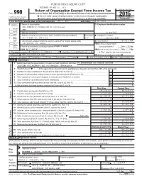 2015 Form 990 for F2016
