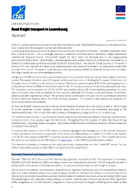Abstract Version of 05 April 2019 Most of Luxembourg's Economic Sectors Are Internationally-Focused