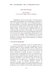 Michael Marder (University of the Basque Country & Ikerbasque)