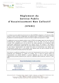 Règlement SPANC